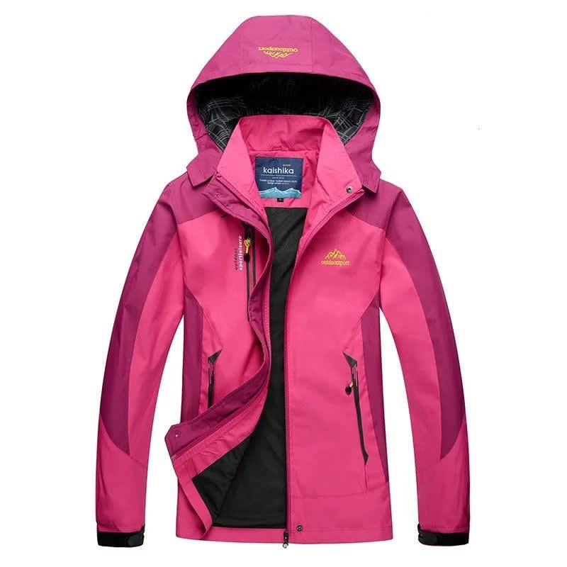 Flora Sporty Hooded Ski Jacket For Winter_1