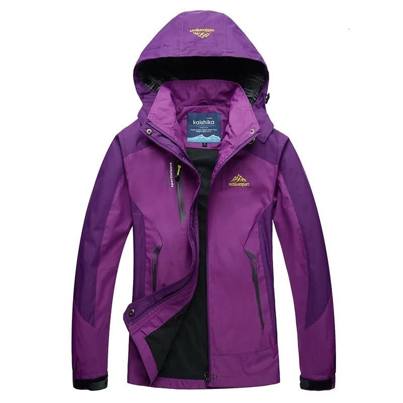 Flora Sporty Hooded Ski Jacket For Winter_2