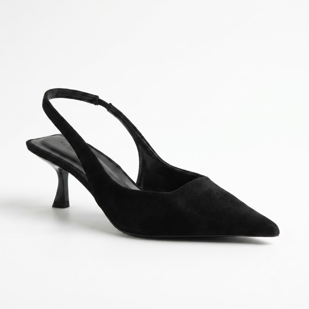 Aurora Pointed Toe Slingback Kitten Heels_3