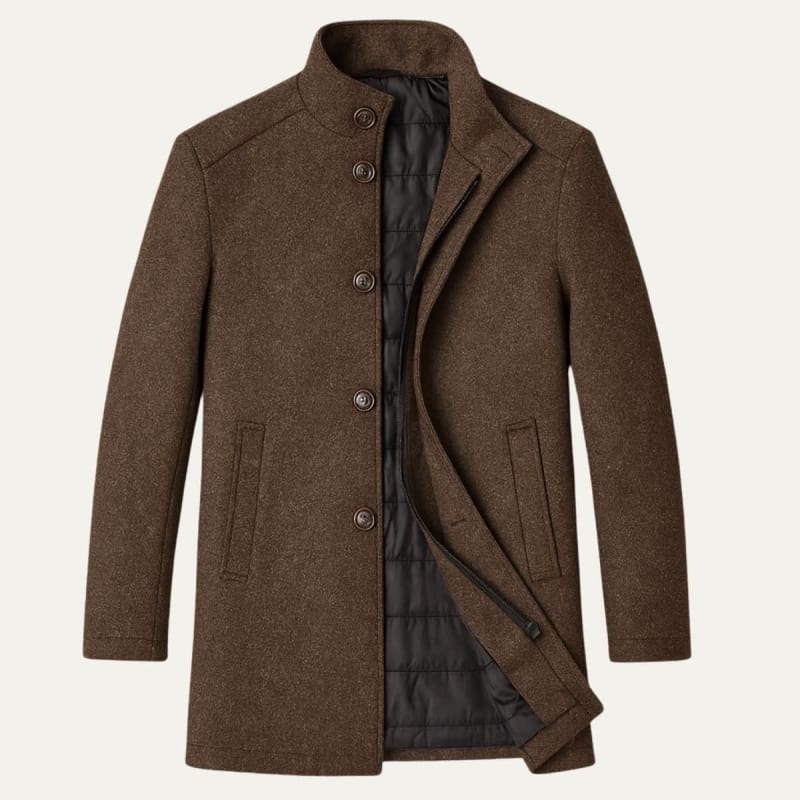 Ira Wool Blend Insulated Overcoat_1