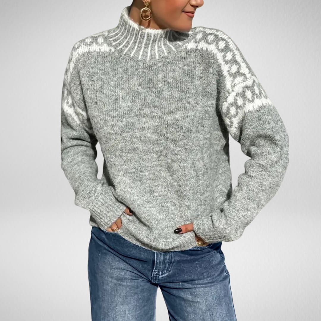 Graciela Nordic Knit Mock Neck Sweater_2