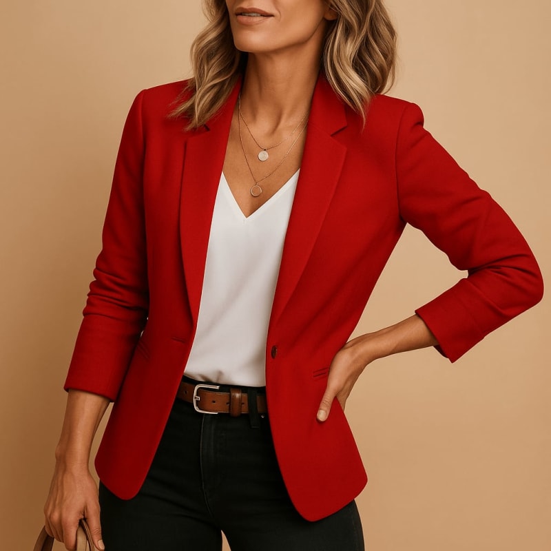Sabine Single Breasted Fitted Blazer_1